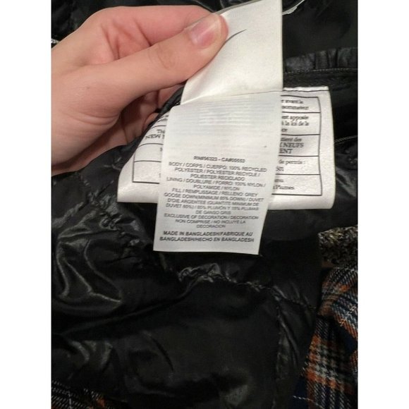 ladies Nike reversible nike golf puffy vest medium black and white - Picture 4 of 4